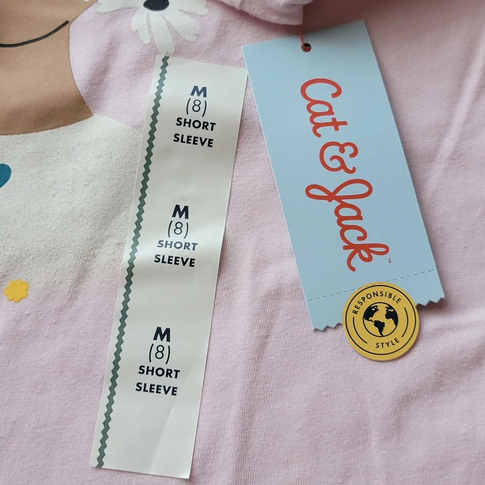 Pink Short Sleeve T-Shirt | Cat & Jack Flower Girl